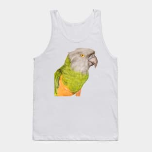 Youyou of Senegal Parrot Parrot Tropical Bird Watercolor Art Print Tank Top